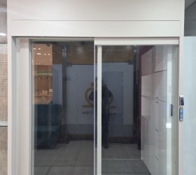 안양 스터디카페 편개자동문 시공